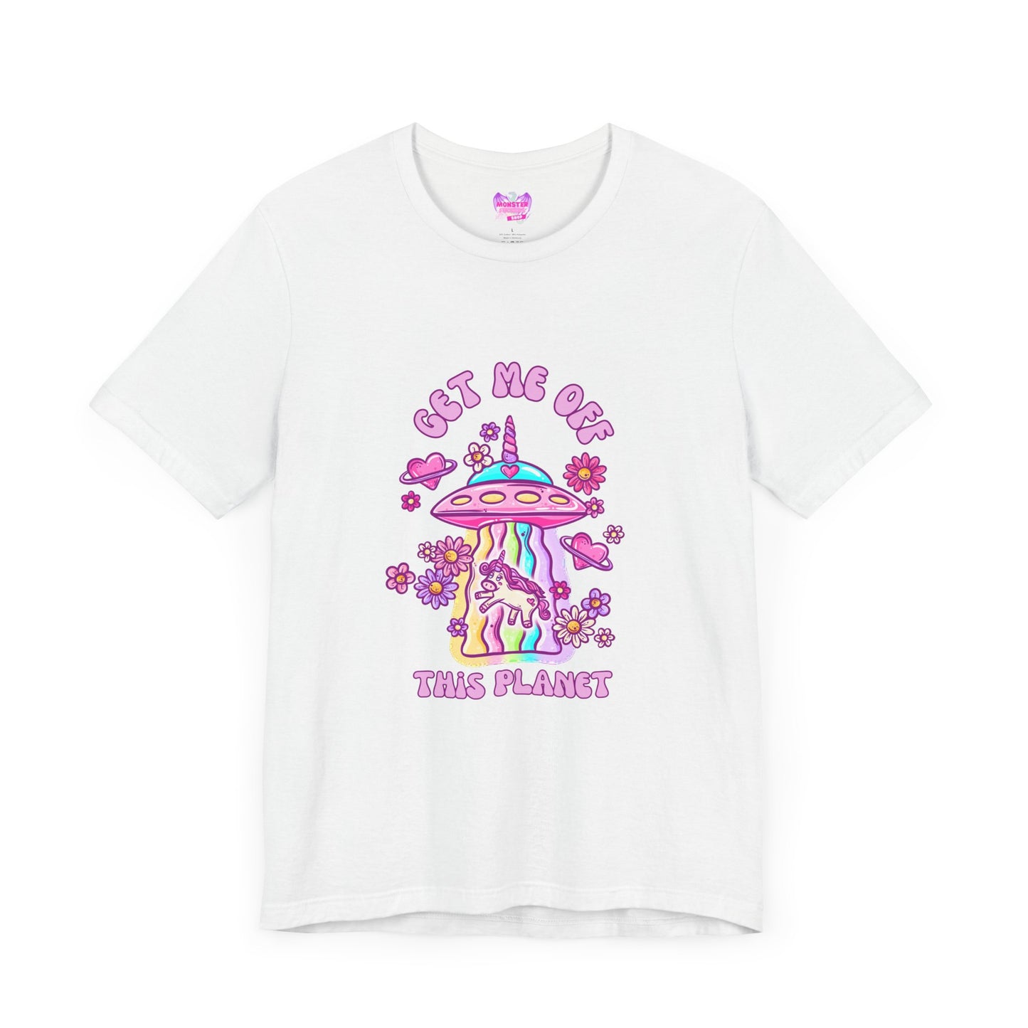 Get Me Off This Planet Unisex Jersey Short Sleeve Tee