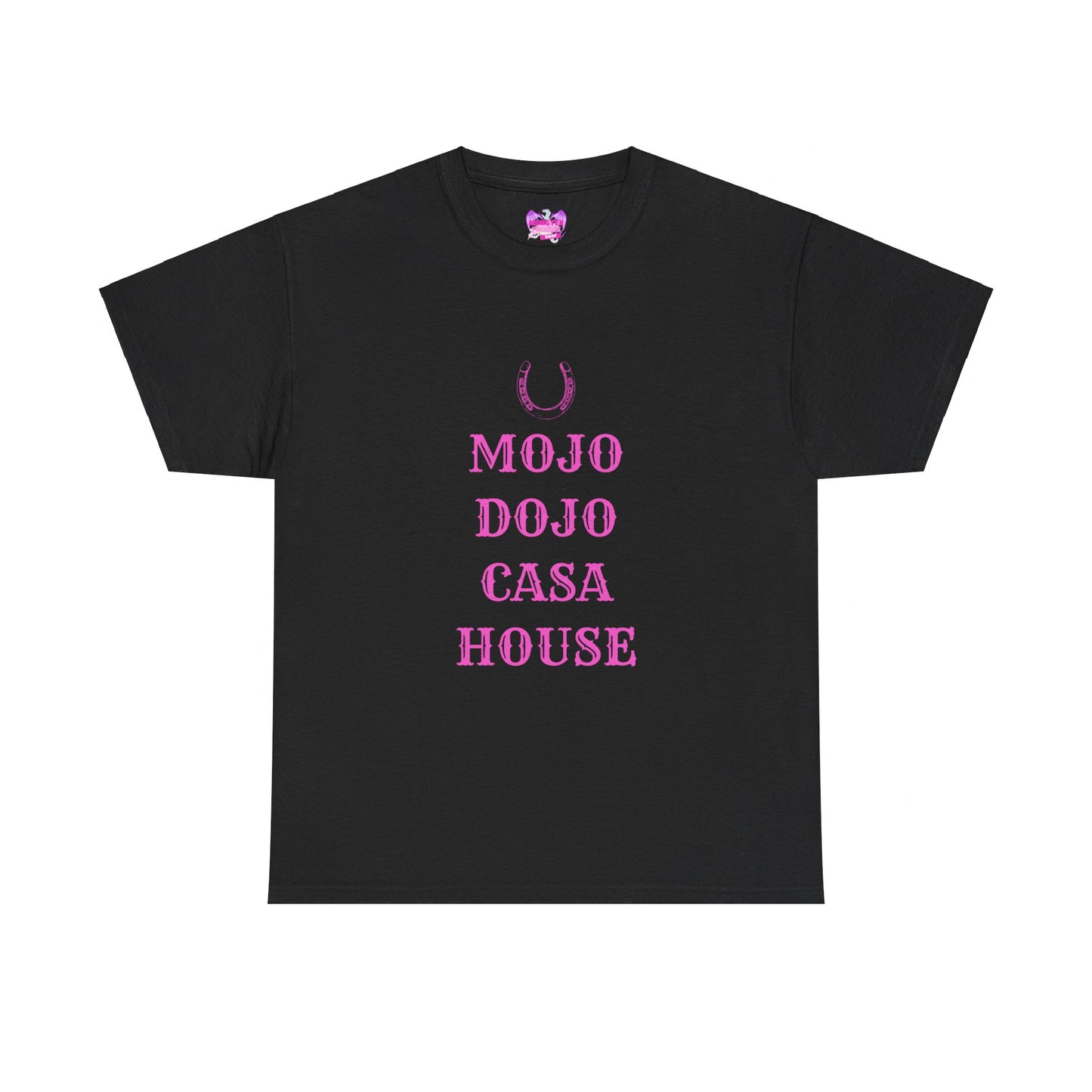 Mojo Dojo Casa House PINK Unisex Heavy Cotton Tee GILDAN