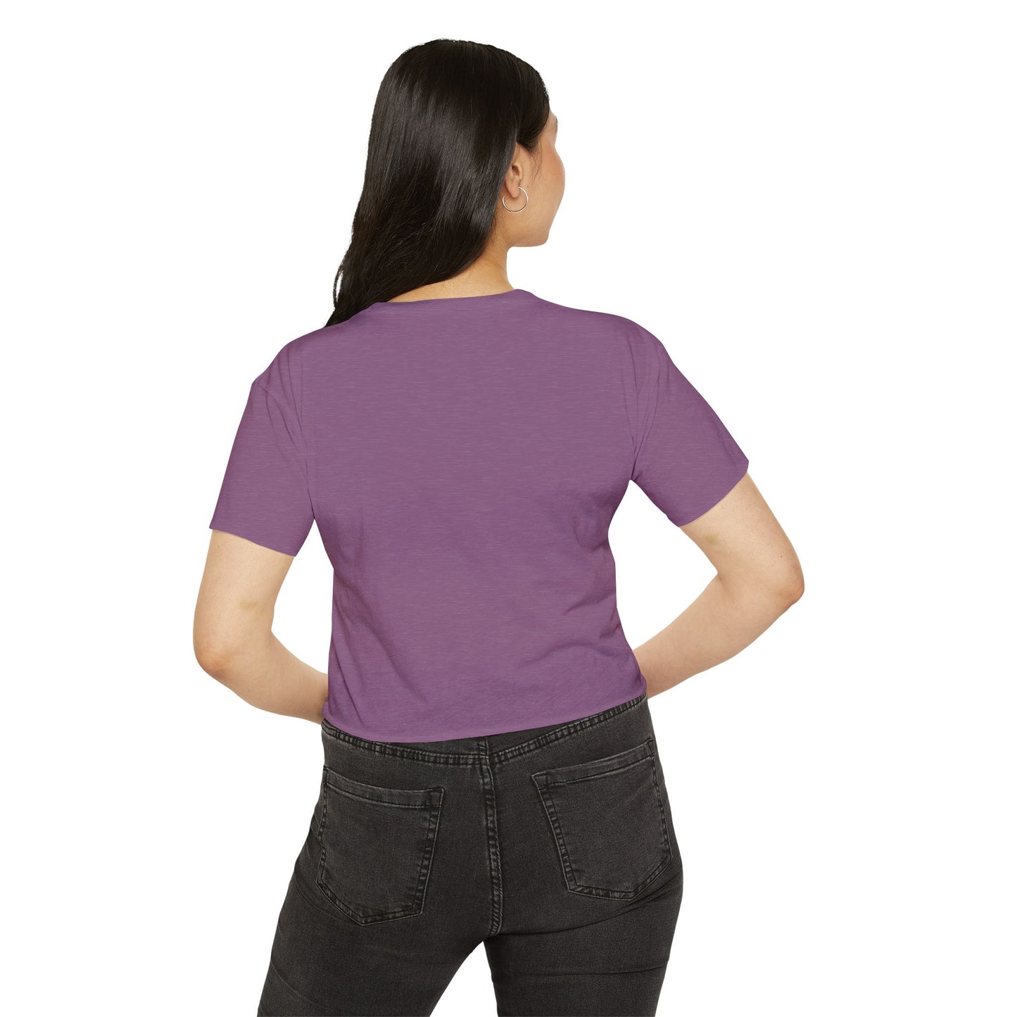 Candy Hearts Tropes Women's Festival Crop Top