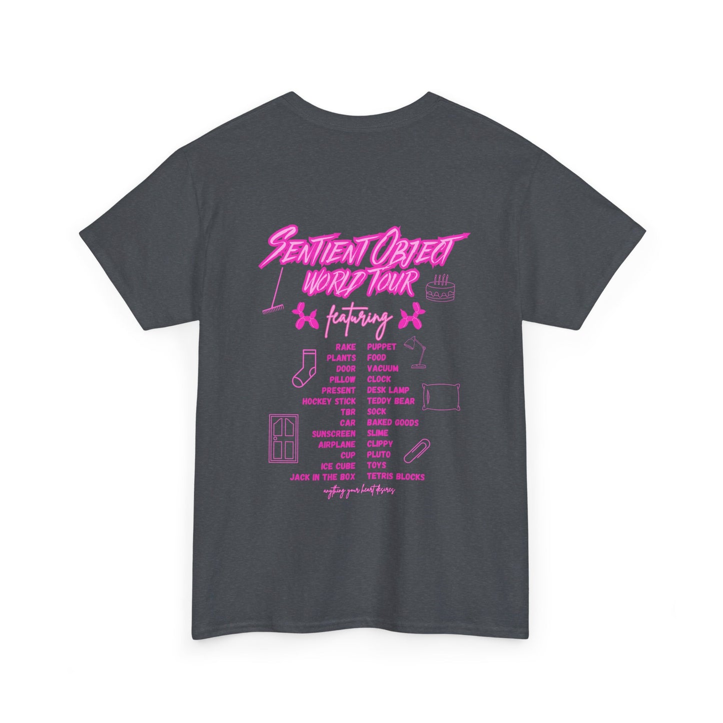Sentient Object World Tour Unisex Heavy Cotton Tee