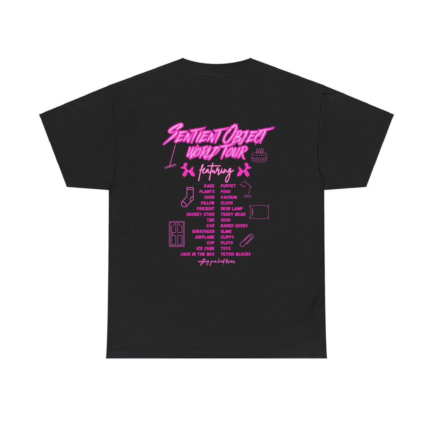 Sentient Object World Tour Unisex Heavy Cotton Tee