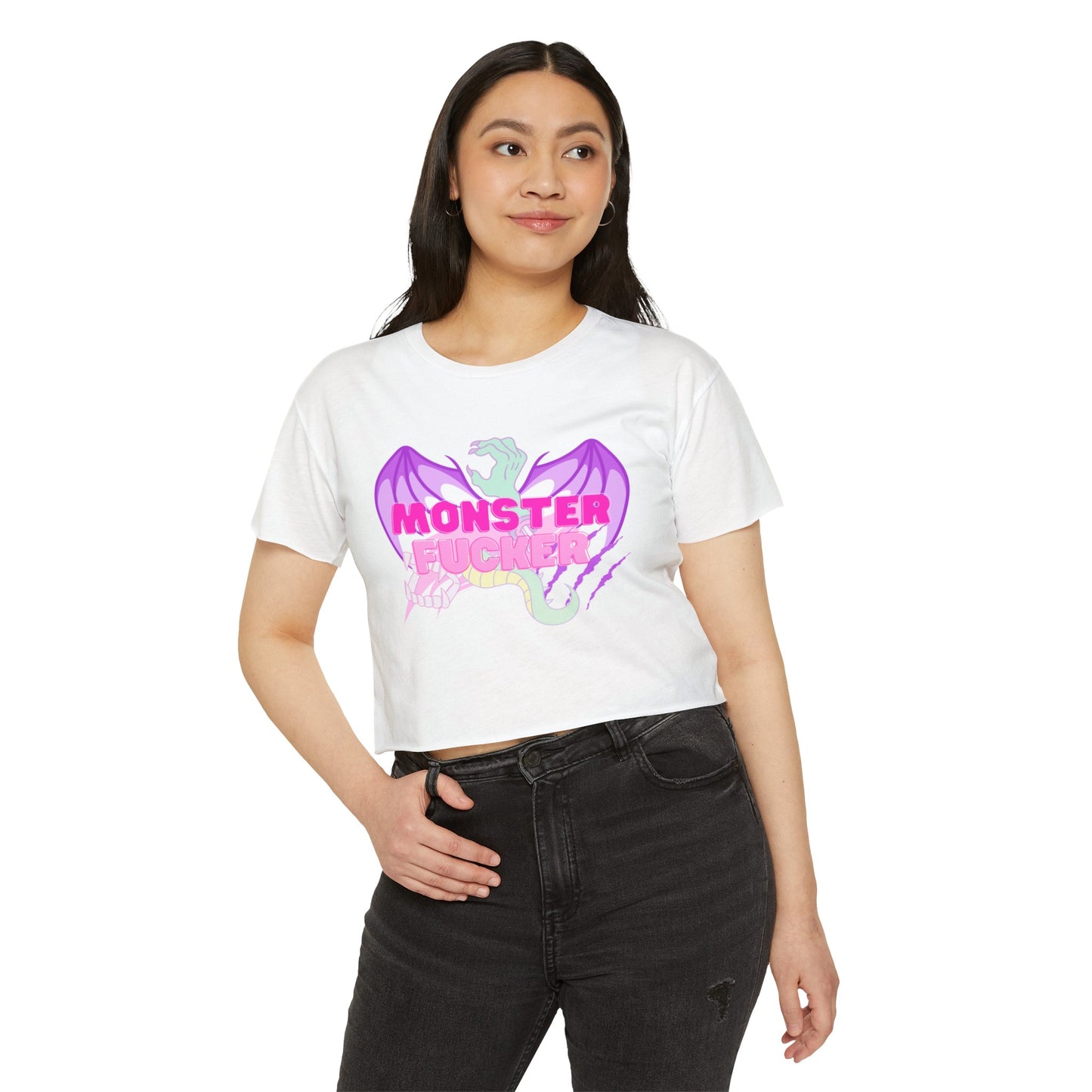 Monster Fucker Women's Festival Crop Top
