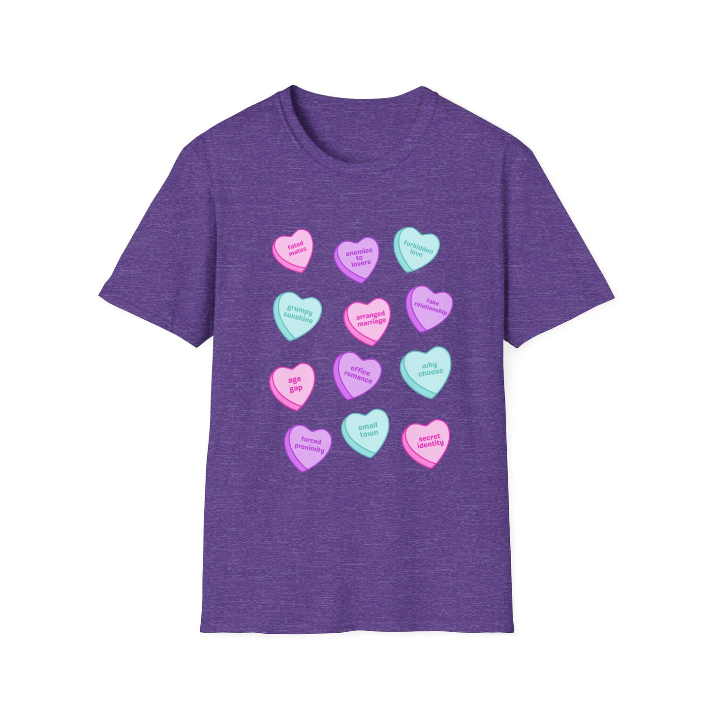 Candy Hearts Tropes Unisex Softstyle T-Shirt