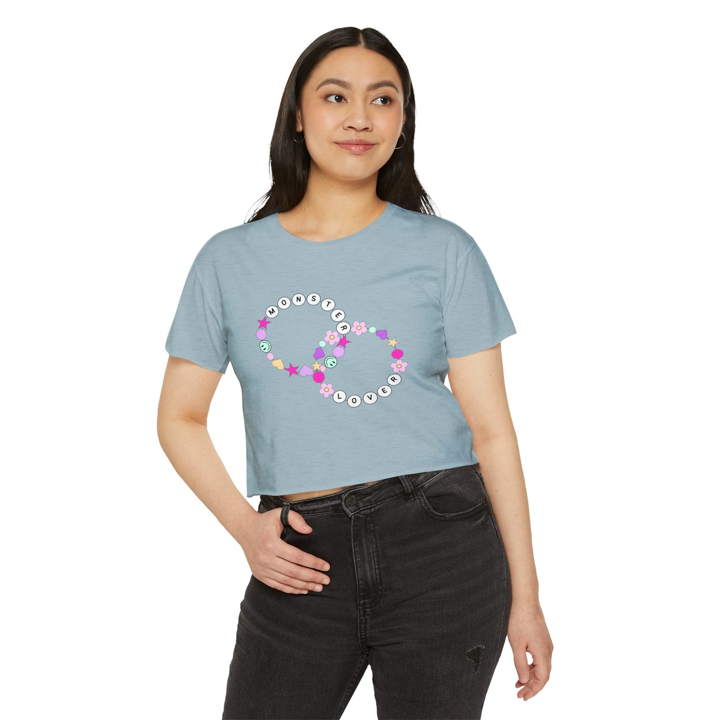 Friendship Bracelet Women's Festival Crop Top
