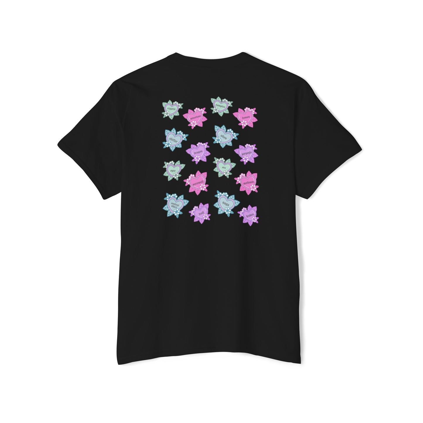 Tattoo Monster Hearts Unisex Heavy Cotton Pocket Tee