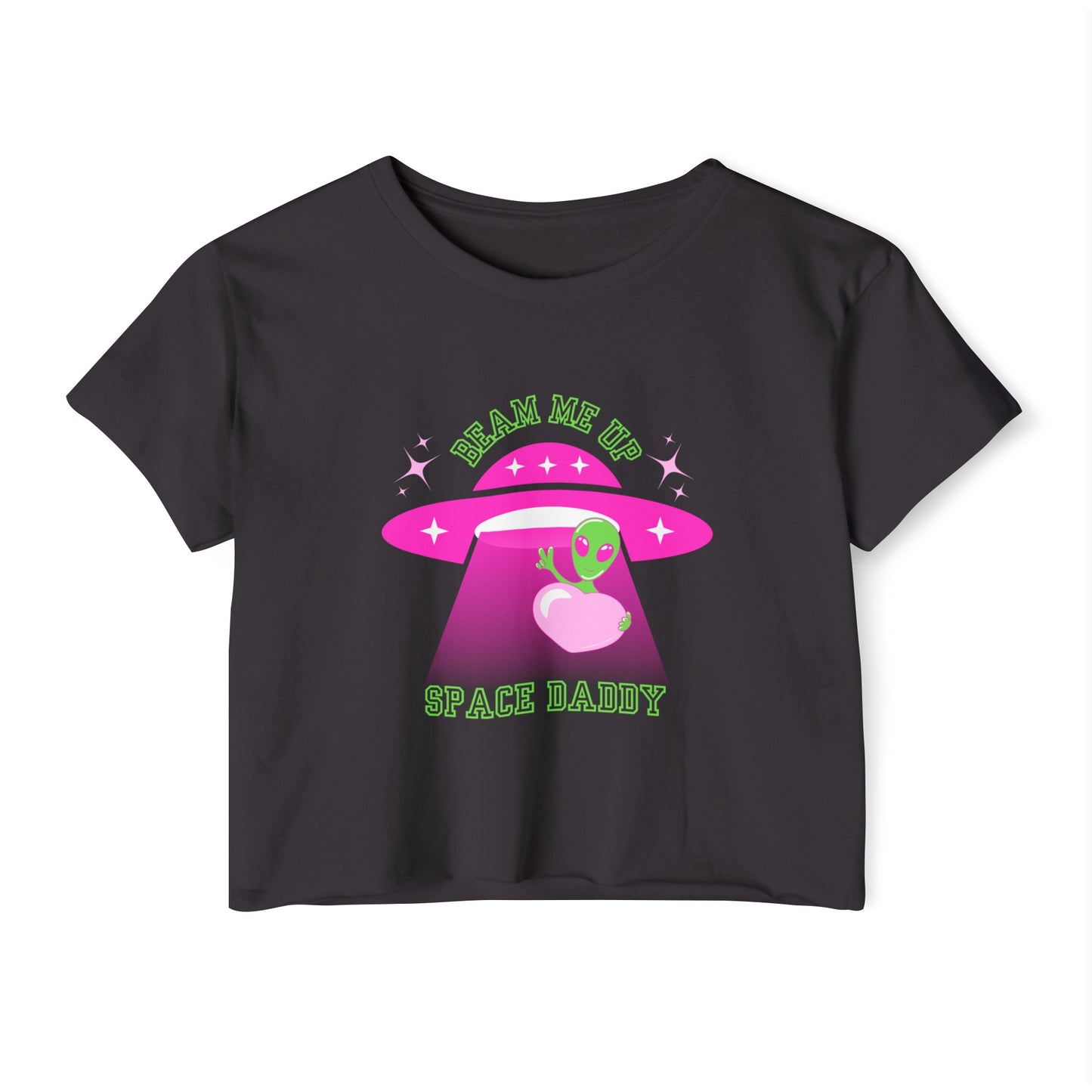 Space Daddy Women's Festival Crop Top