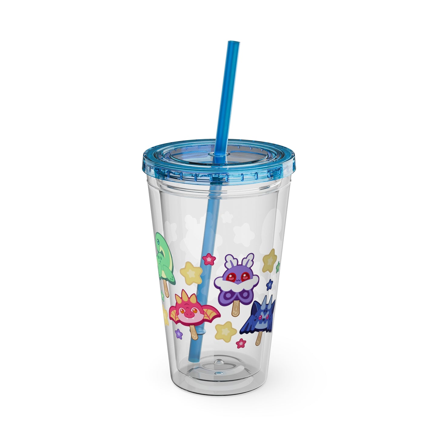 Monster Treats 2 Sunsplash Tumbler with Straw, 16oz