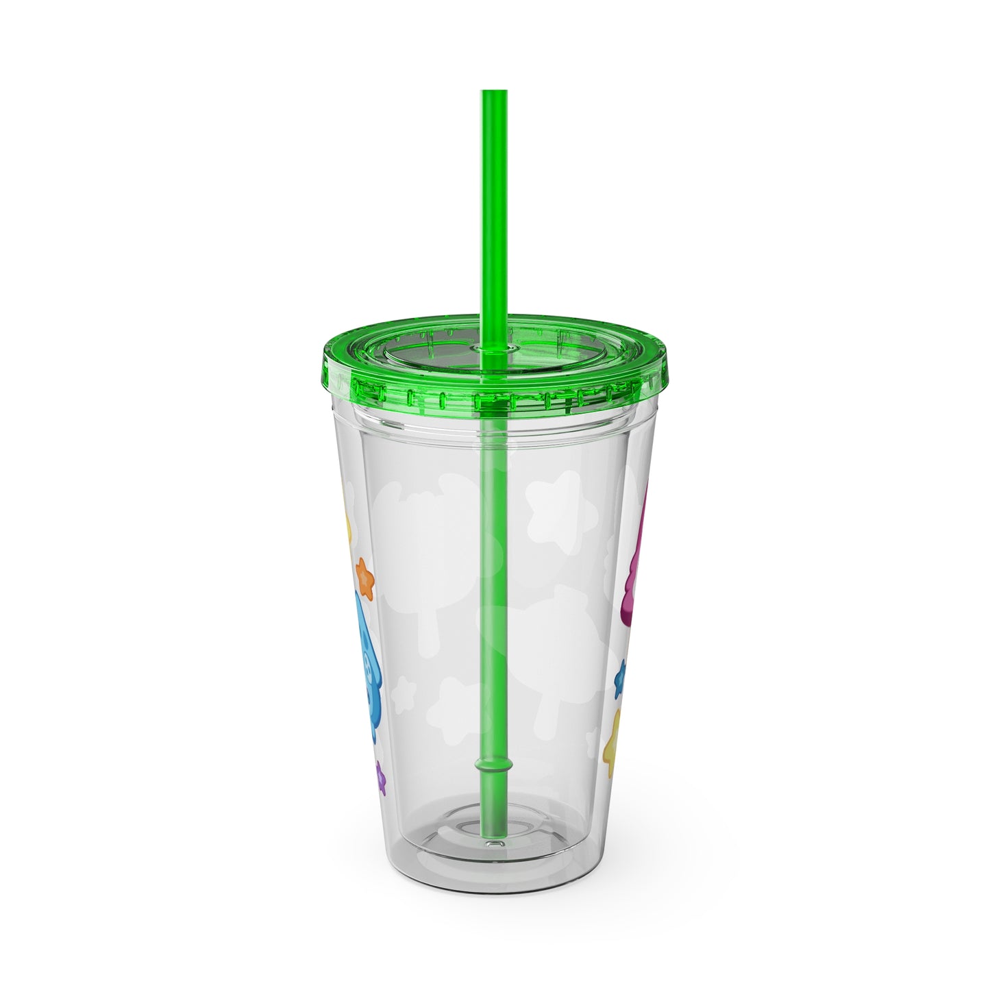Monster Treats Sunsplash Tumbler with Straw, 16oz