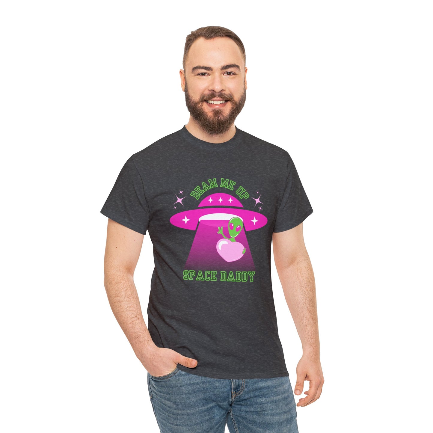 Space Daddy Unisex Heavy Cotton Tee