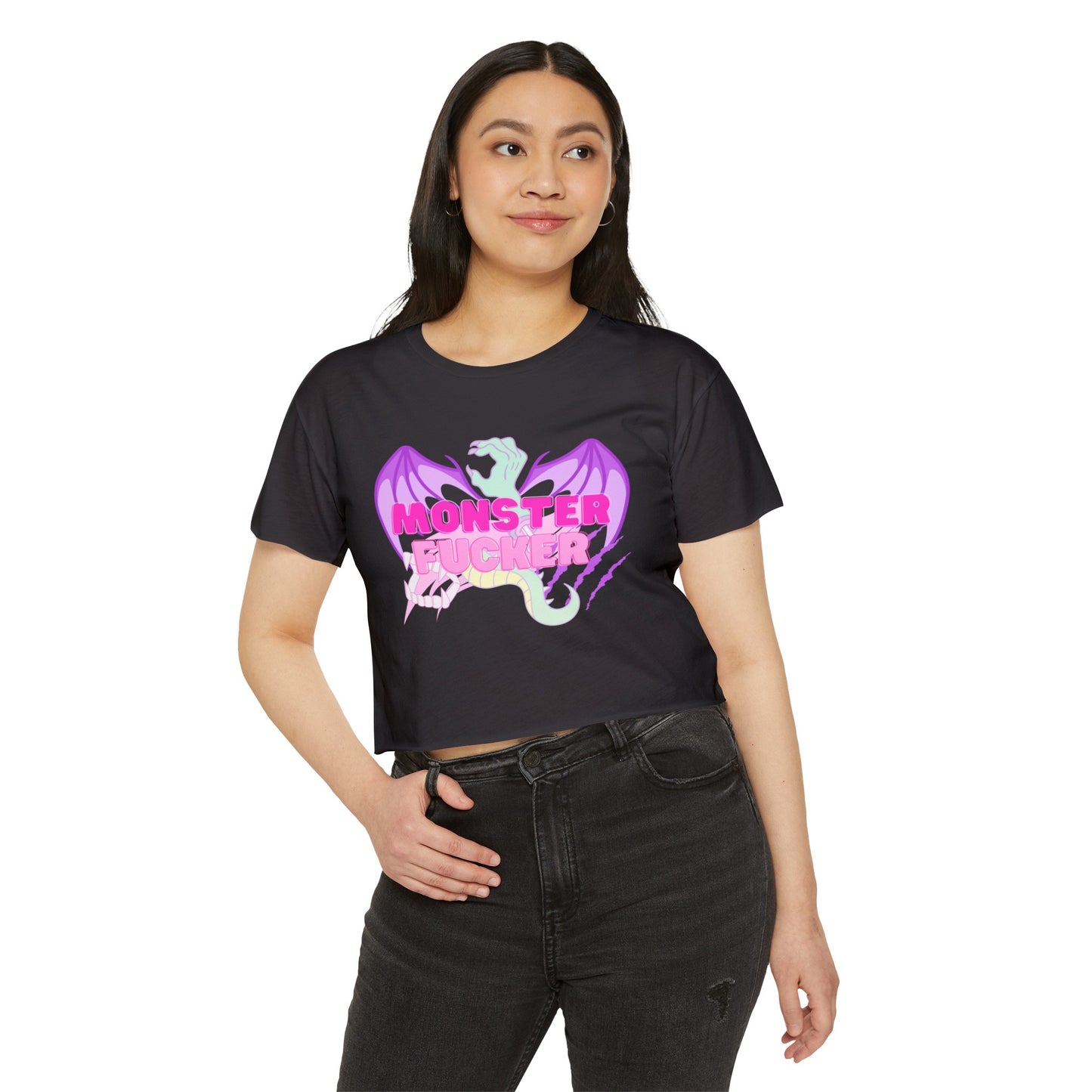 Monster Fucker Women's Festival Crop Top