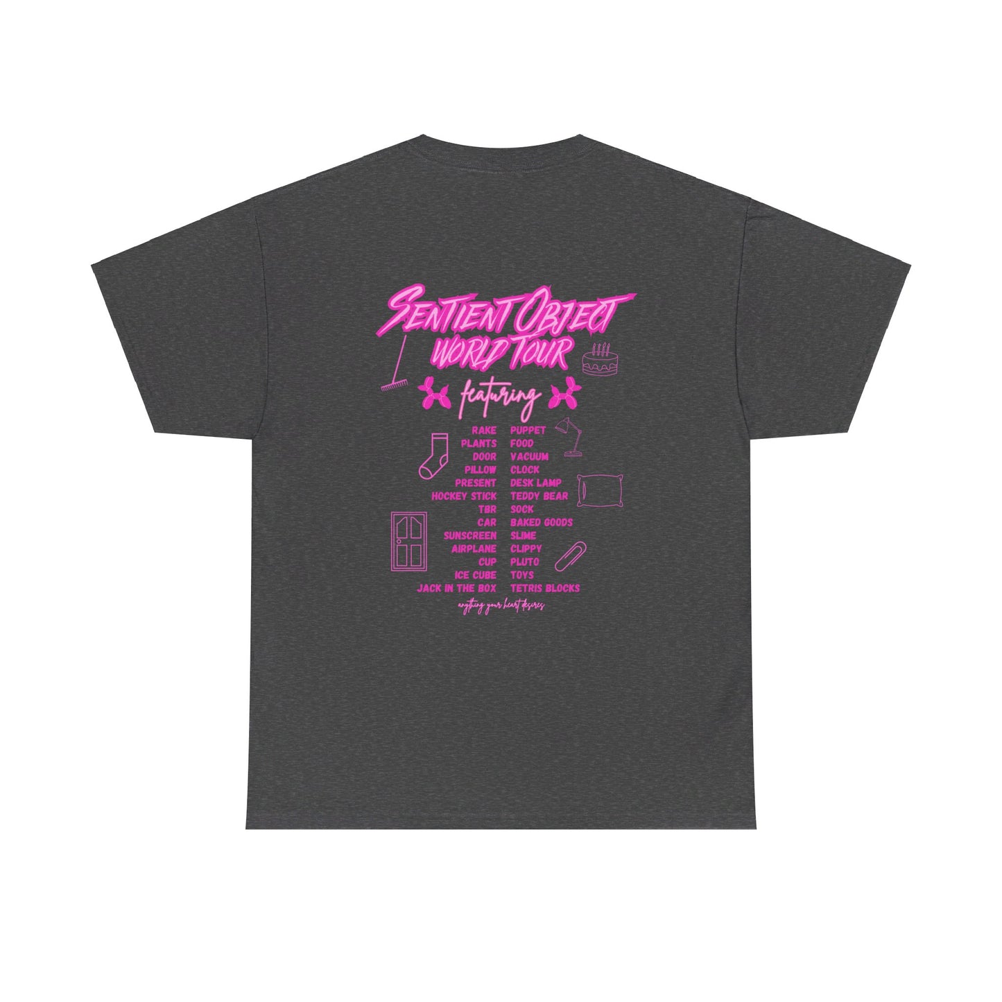 Sentient Object World Tour Unisex Heavy Cotton Tee