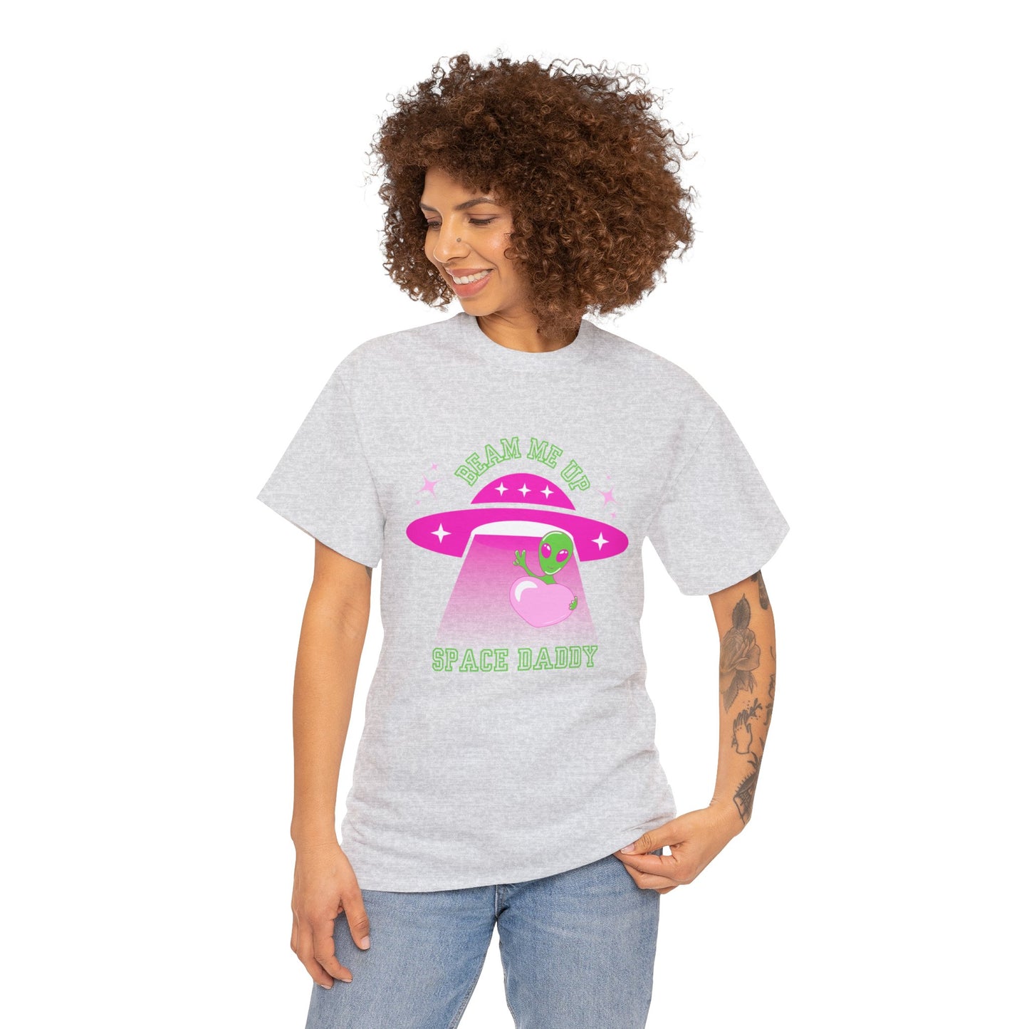 Space Daddy Unisex Heavy Cotton Tee