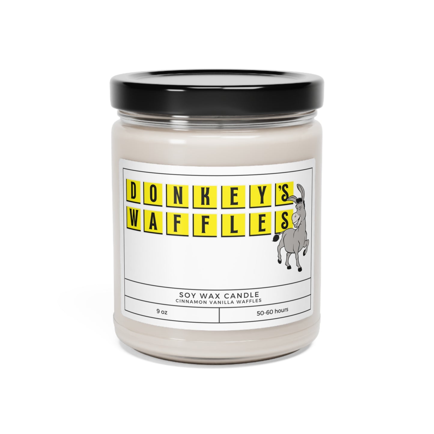 Donkey's Waffles Scented Soy Candle, 9oz