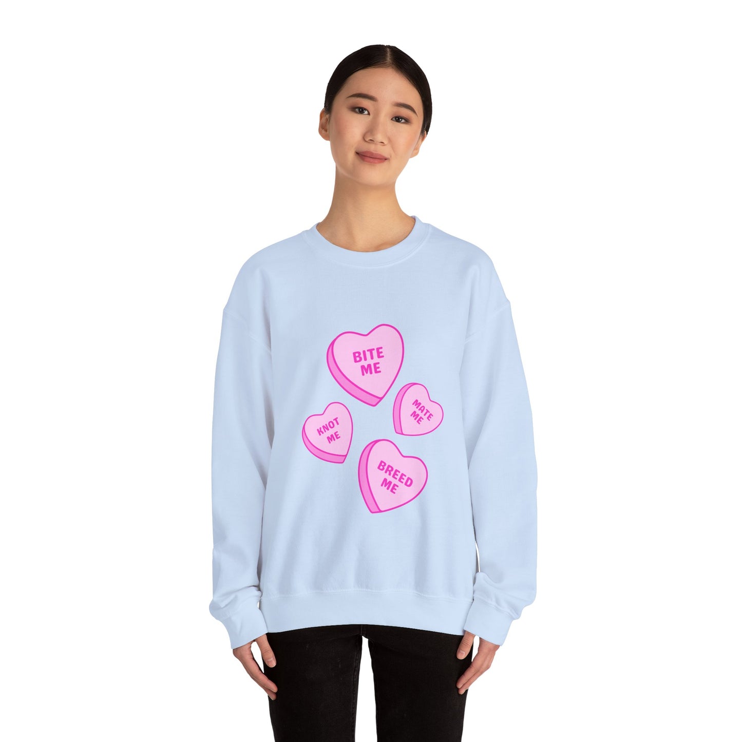 Knotty Hearts Unisex Heavy Blend™ Crewneck Sweatshirt