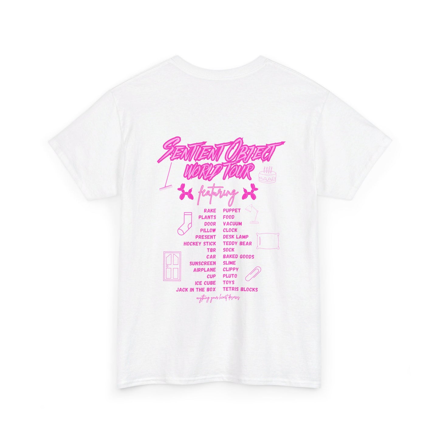 Sentient Object World Tour Unisex Heavy Cotton Tee