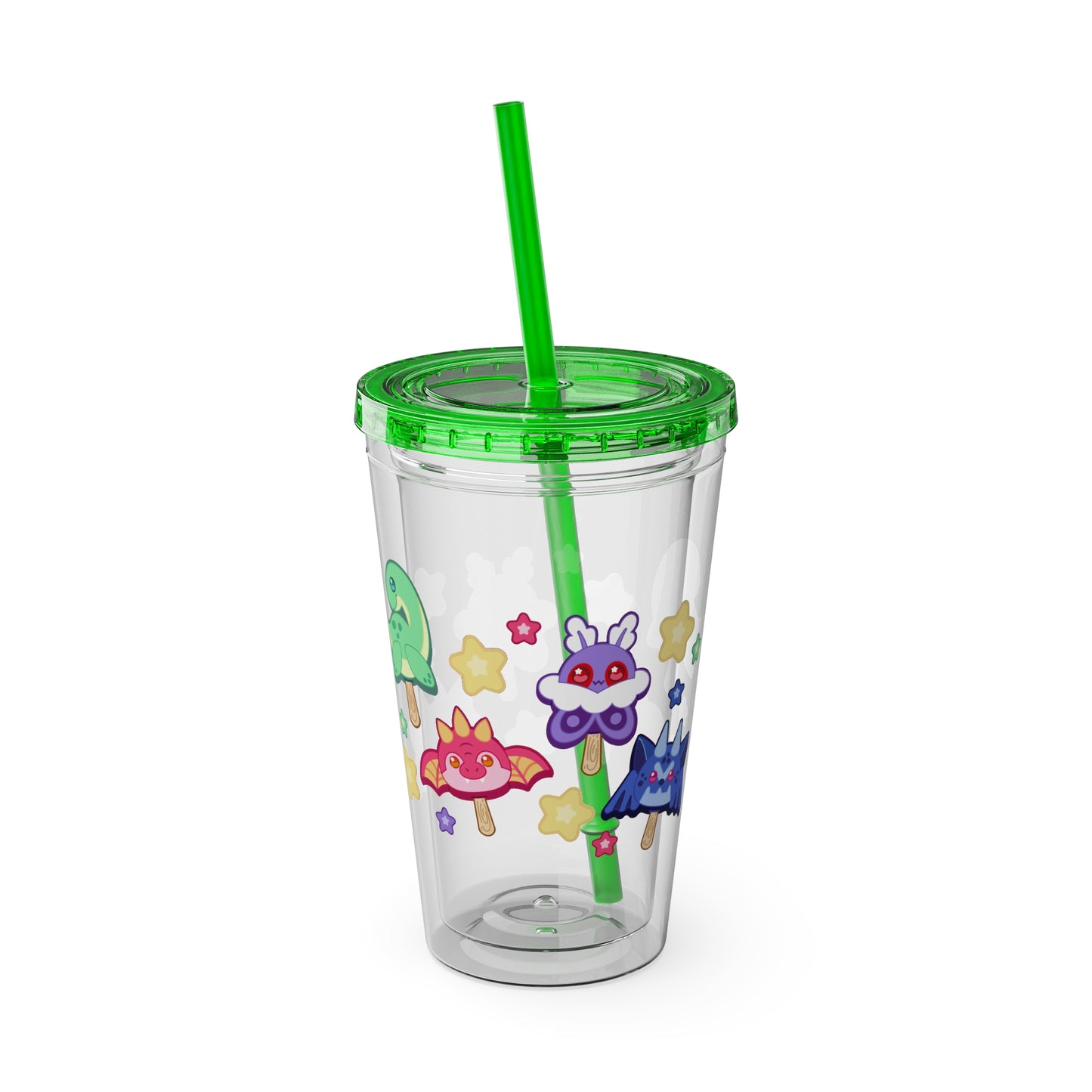 Monster Treats 2 Sunsplash Tumbler with Straw, 16oz
