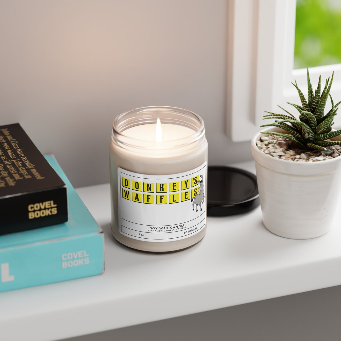 Donkey's Waffles Scented Soy Candle, 9oz