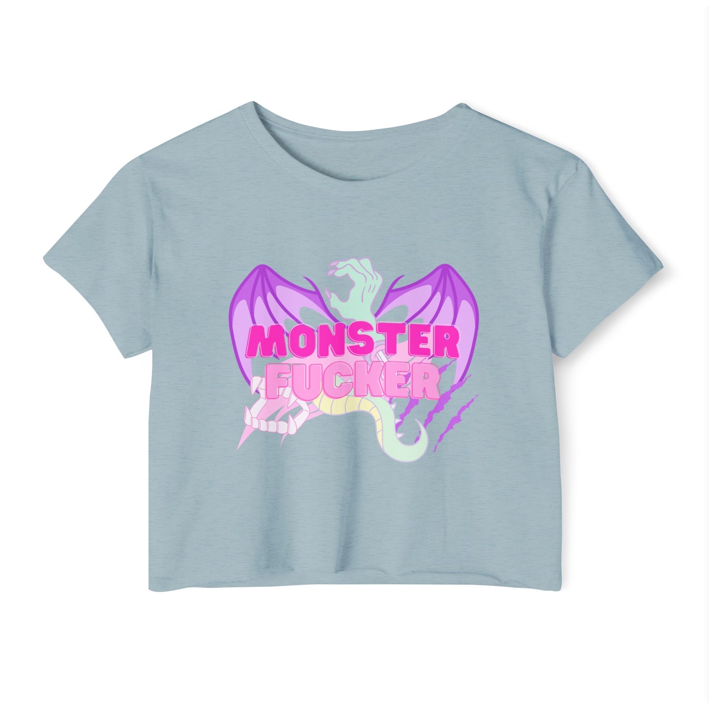 Monster Fucker Women's Festival Crop Top