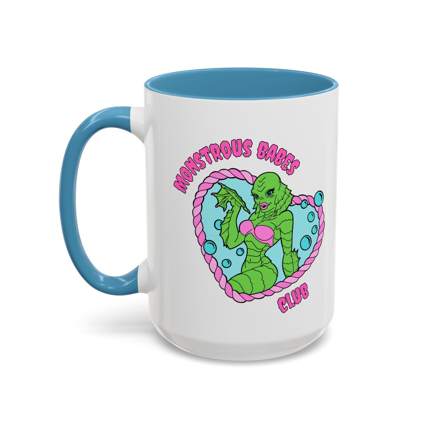 Monstrous Babes Club Lagoona Accent Coffee Mug (11, 15oz)