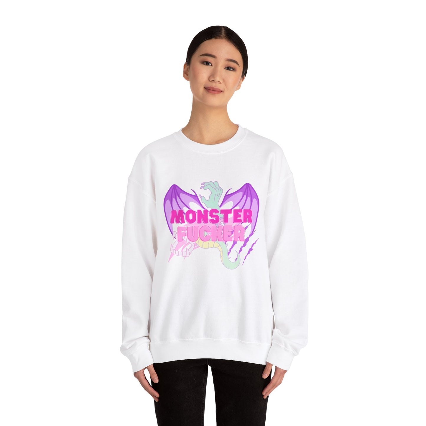Monster Fucker Unisex Heavy Blend™ Crewneck Sweatshirt