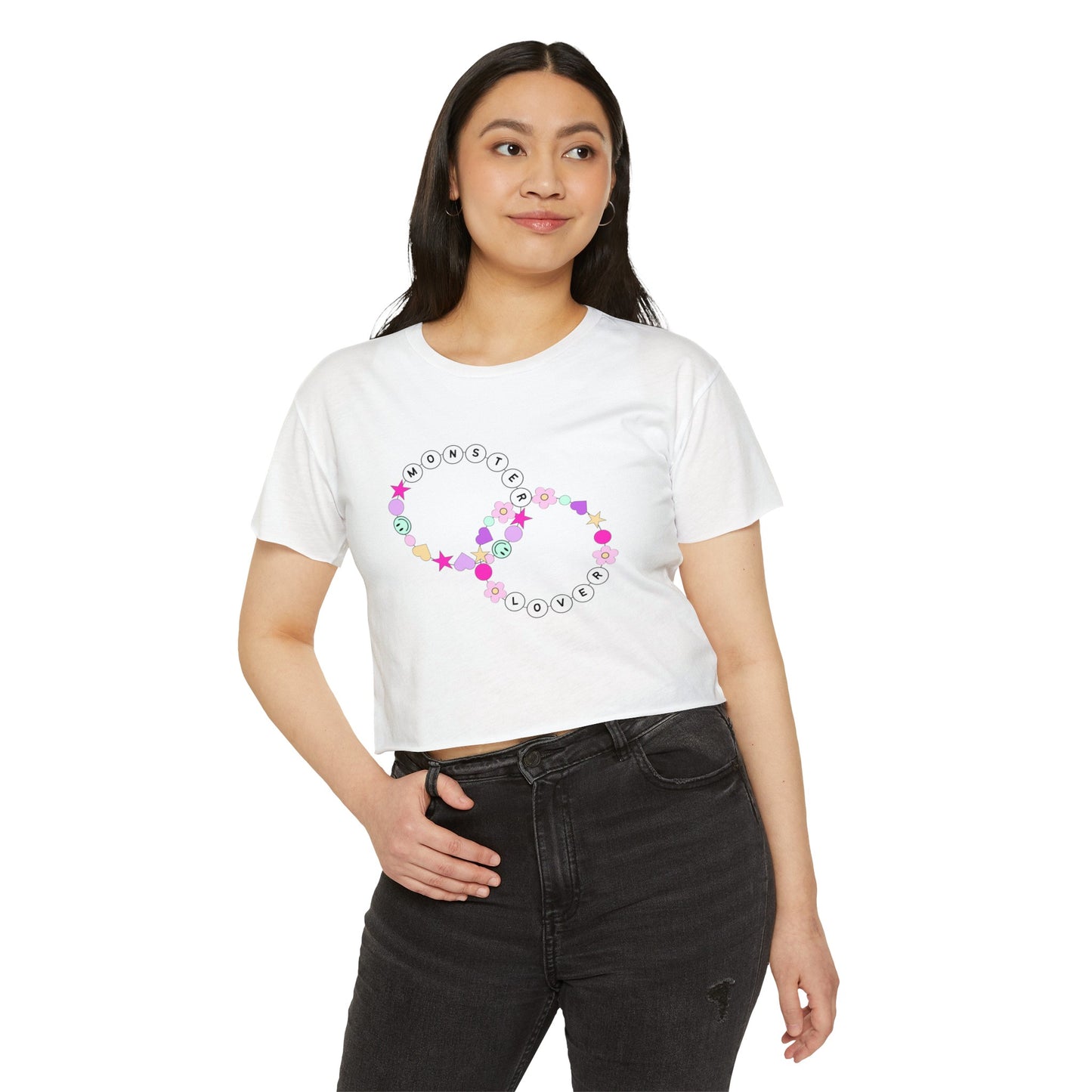 Friendship Bracelet Women's Festival Crop Top