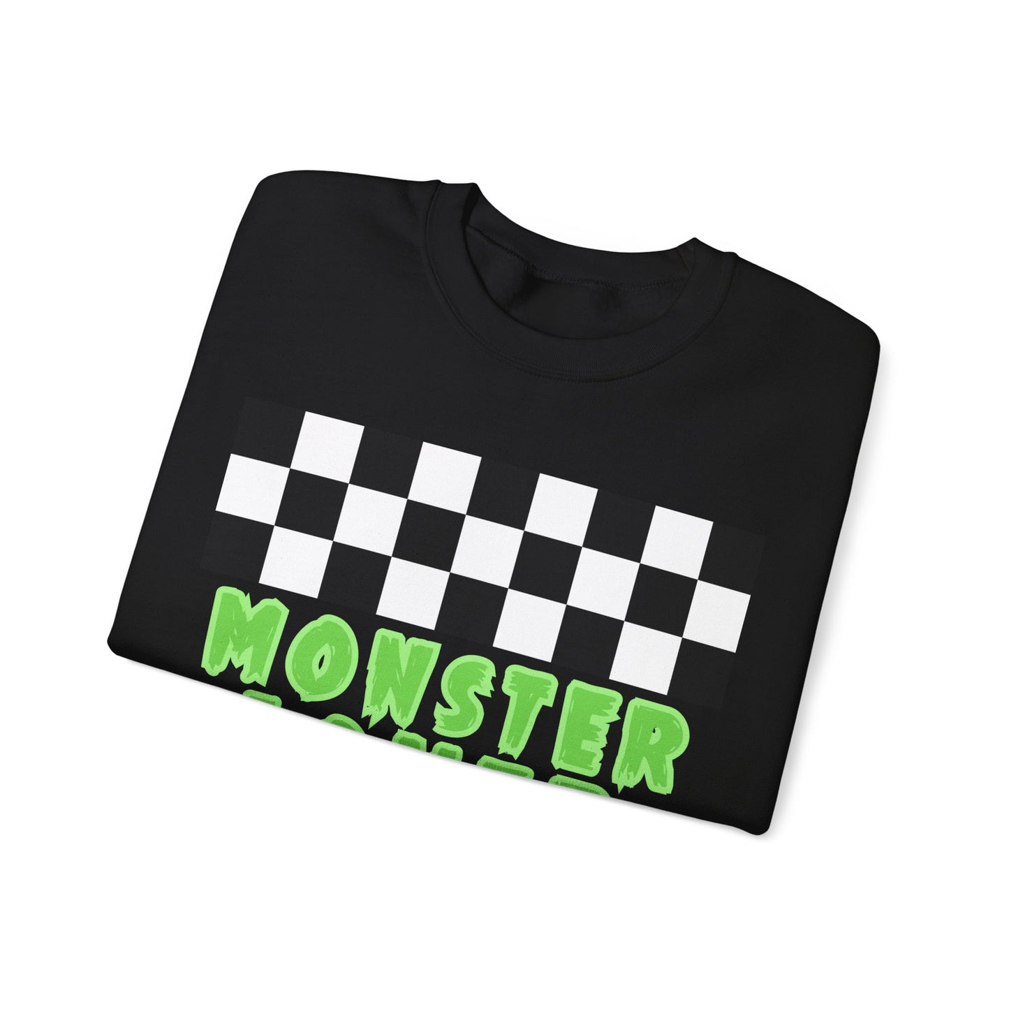 Checker Monster Lover Unisex Heavy Blend™ Crewneck Sweatshirt