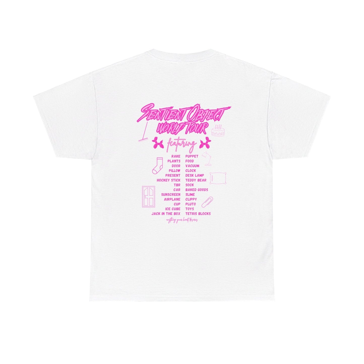 Sentient Object World Tour Unisex Heavy Cotton Tee