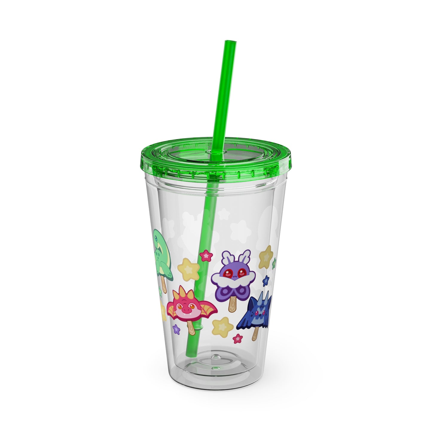 Monster Treats 2 Sunsplash Tumbler with Straw, 16oz
