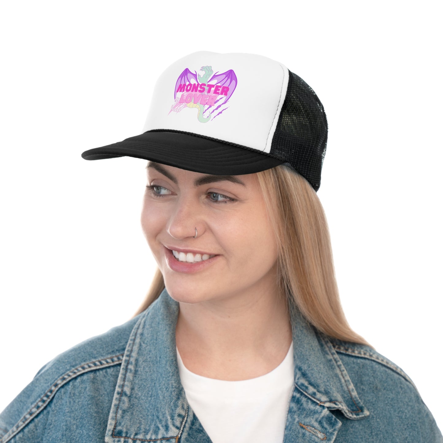 Monster Lover Trucker Caps