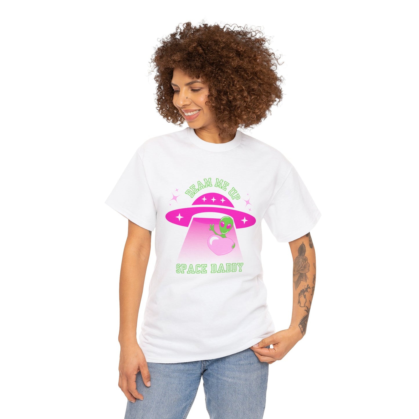 Space Daddy Unisex Heavy Cotton Tee