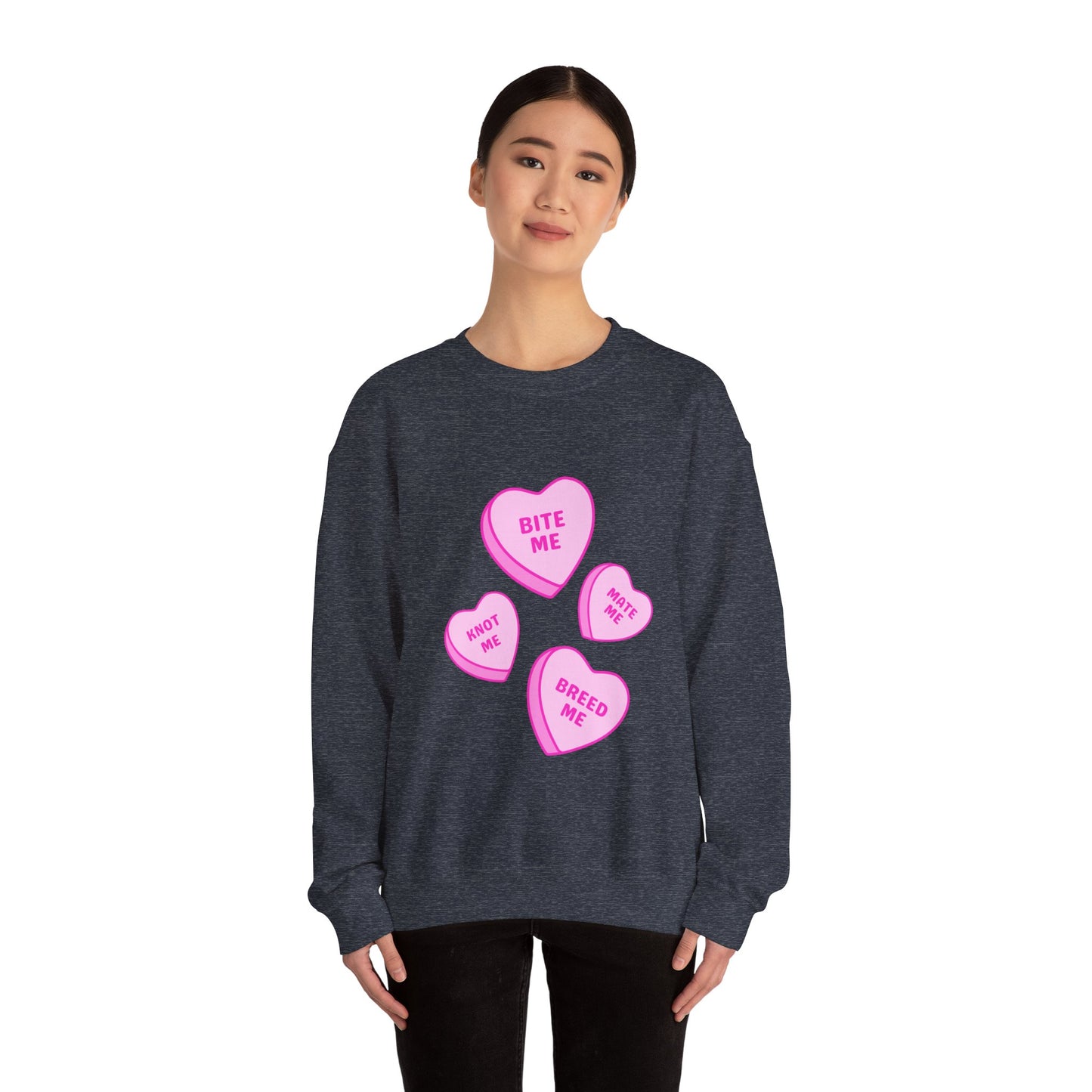 Knotty Hearts Unisex Heavy Blend™ Crewneck Sweatshirt