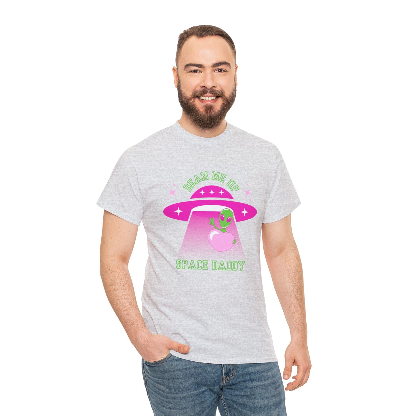 Space Daddy Unisex Heavy Cotton Tee