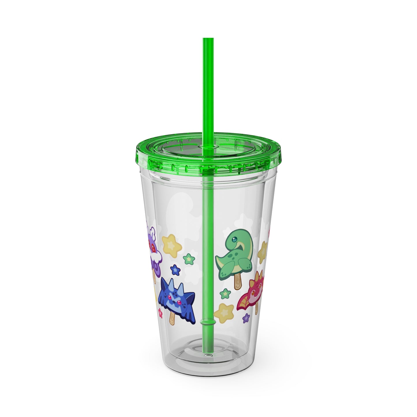 Monster Treats 2 Sunsplash Tumbler with Straw, 16oz