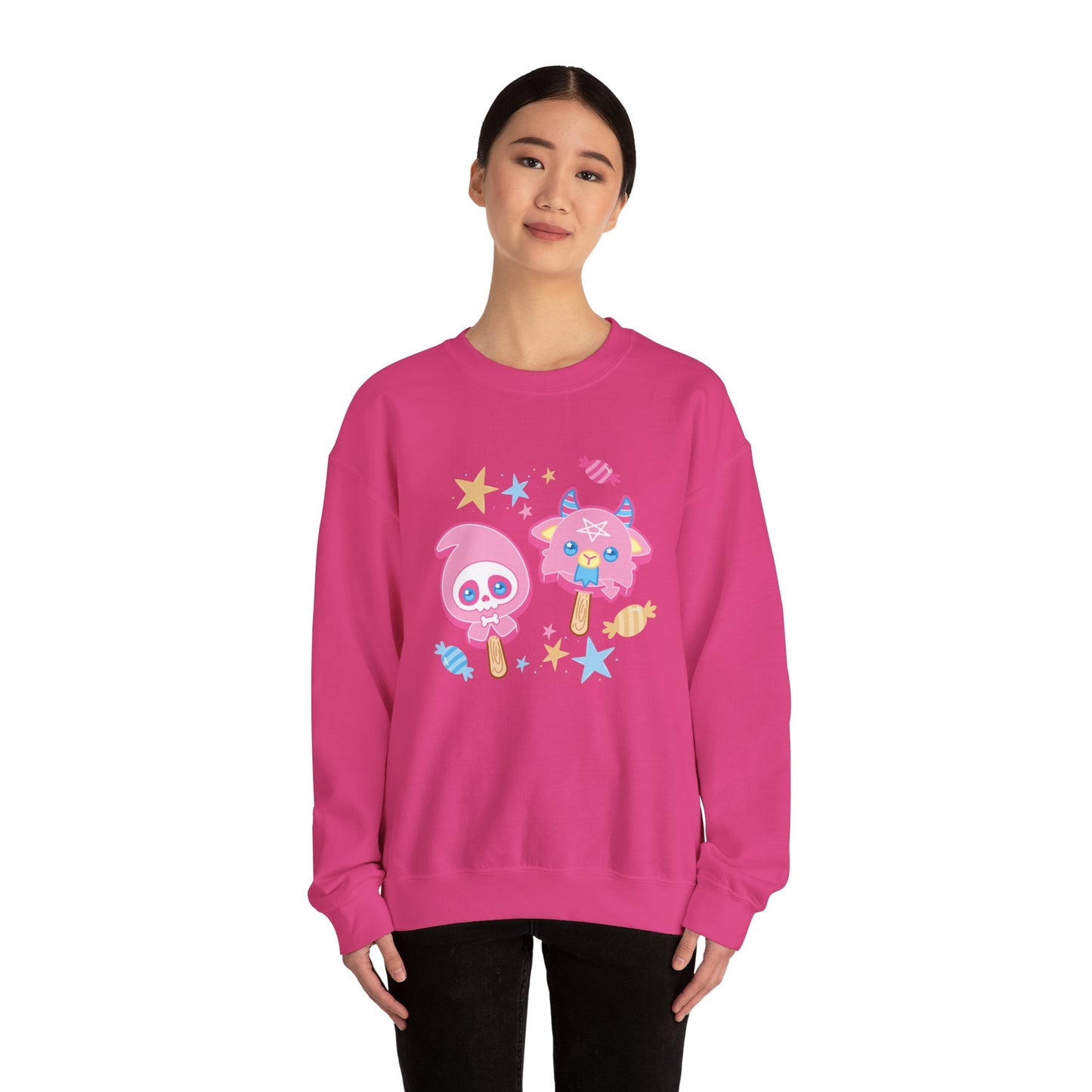 Halloween Treats Pastel Unisex Heavy Blend™ Crewneck Sweatshirt
