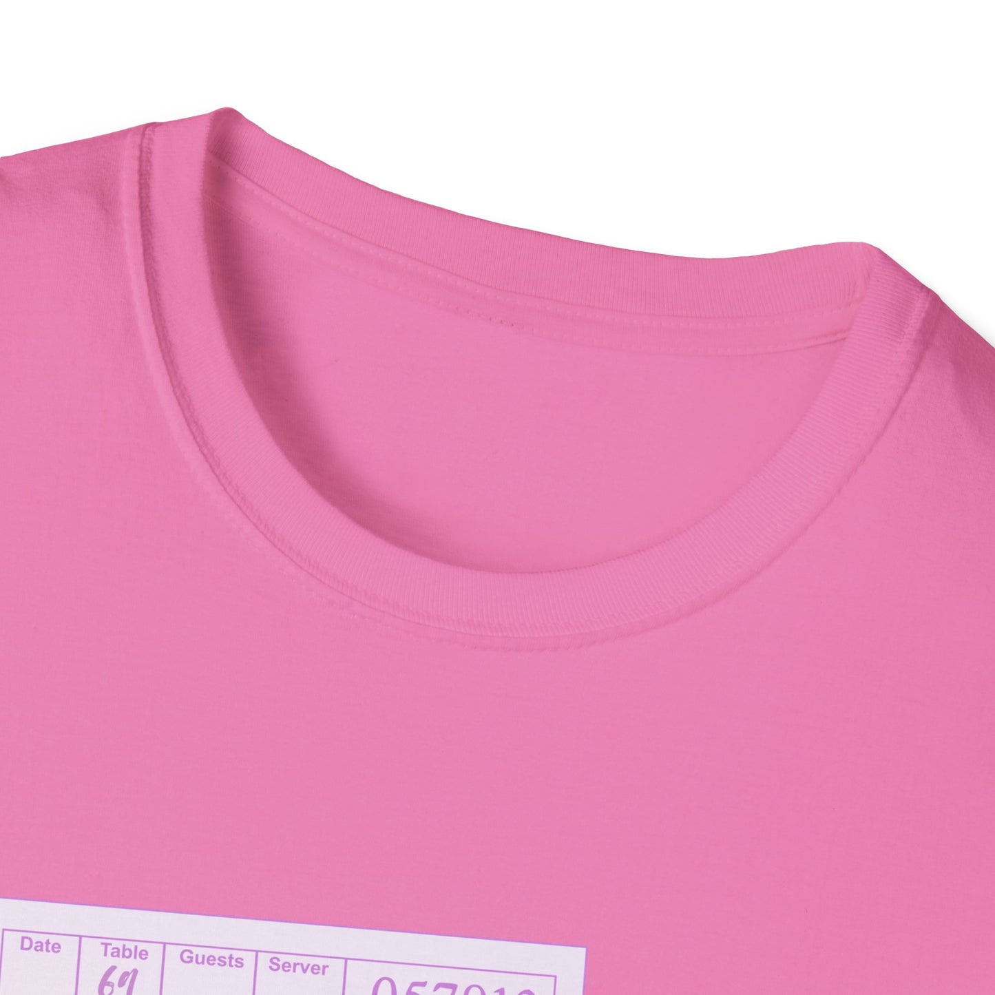 Guest Check Purple Unisex Softstyle T-Shirt