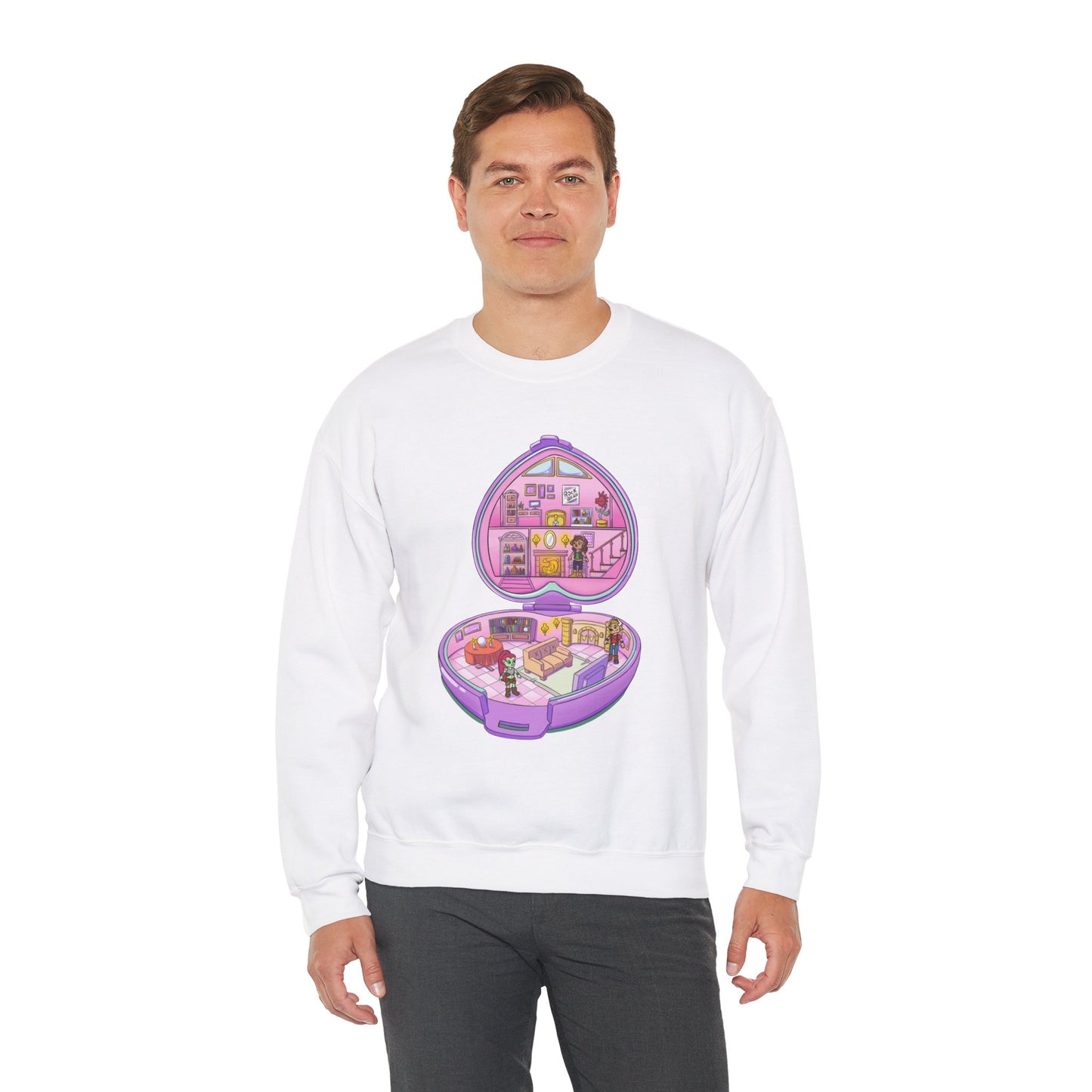 Monster Compact Unisex Heavy Blend™ Crewneck Sweatshirt