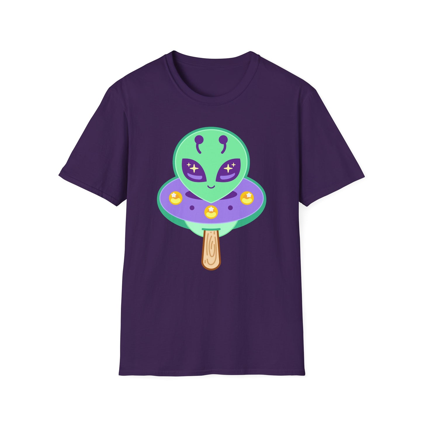 Monster Treat Alien Unisex Softstyle T-Shirt