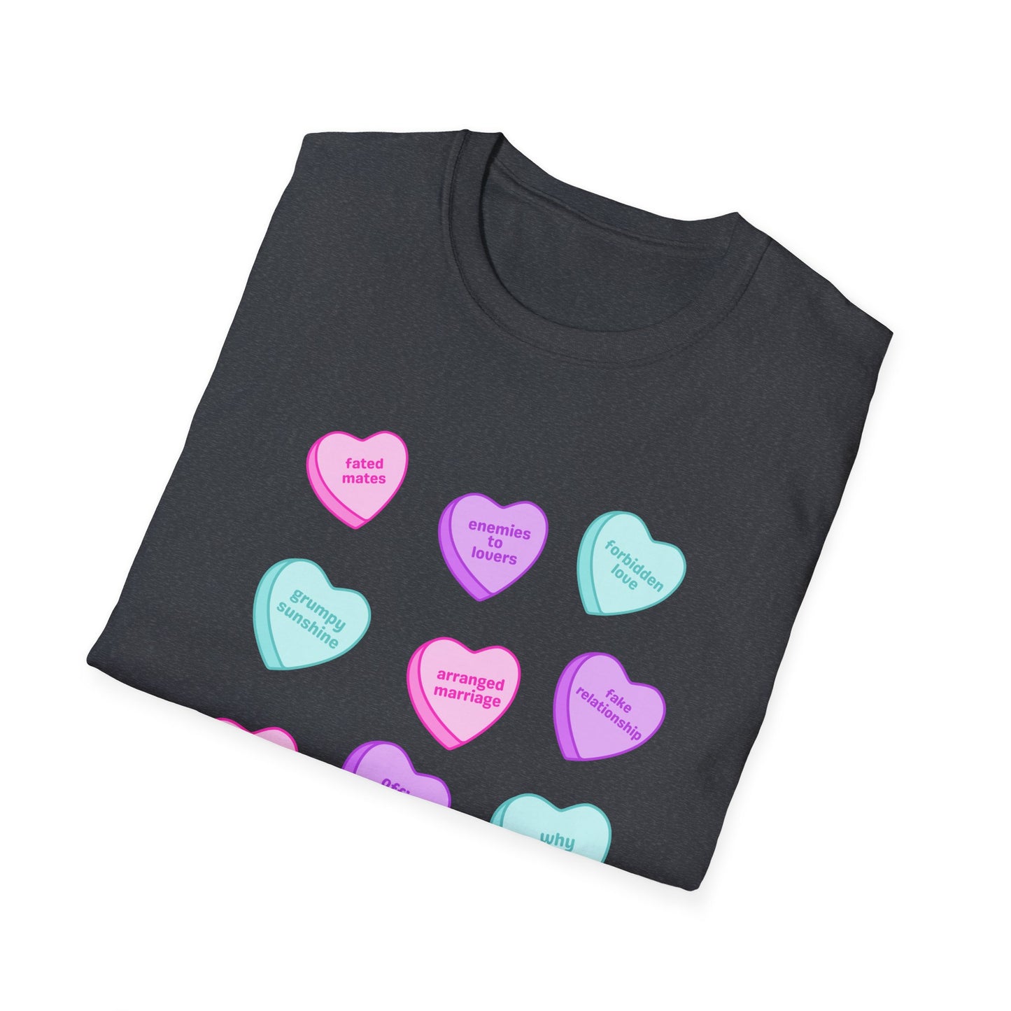 Candy Hearts Tropes Unisex Softstyle T-Shirt