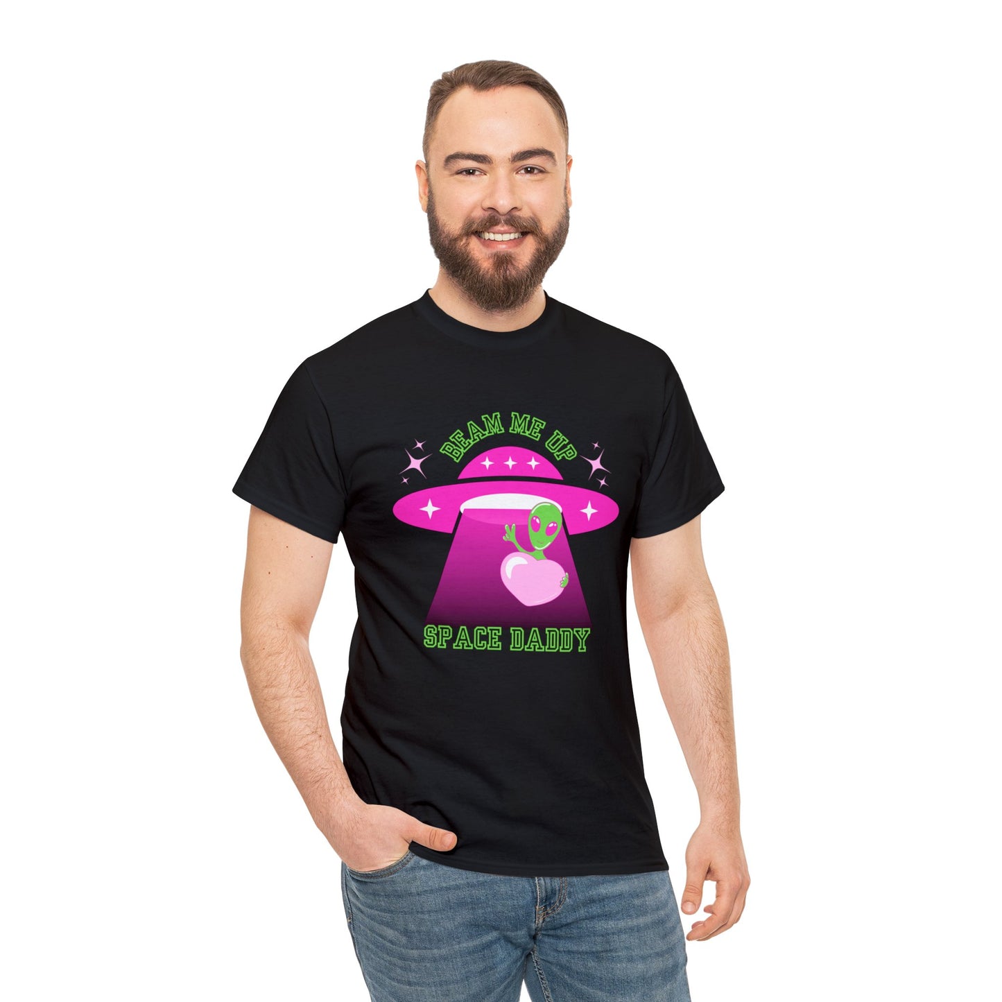 Space Daddy Unisex Heavy Cotton Tee