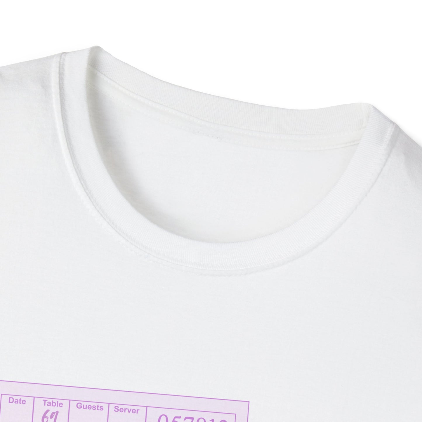 Guest Check Purple Unisex Softstyle T-Shirt