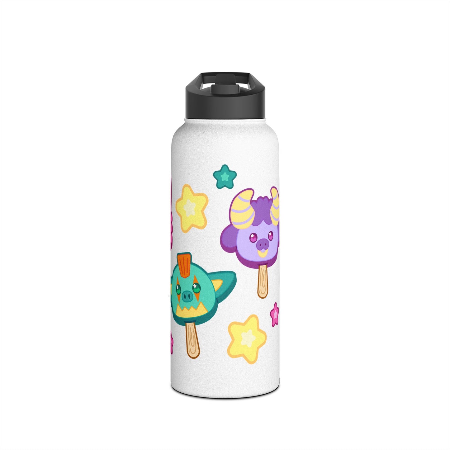 Monster Treats Stainless Steel Water Bottle, Standard Lid