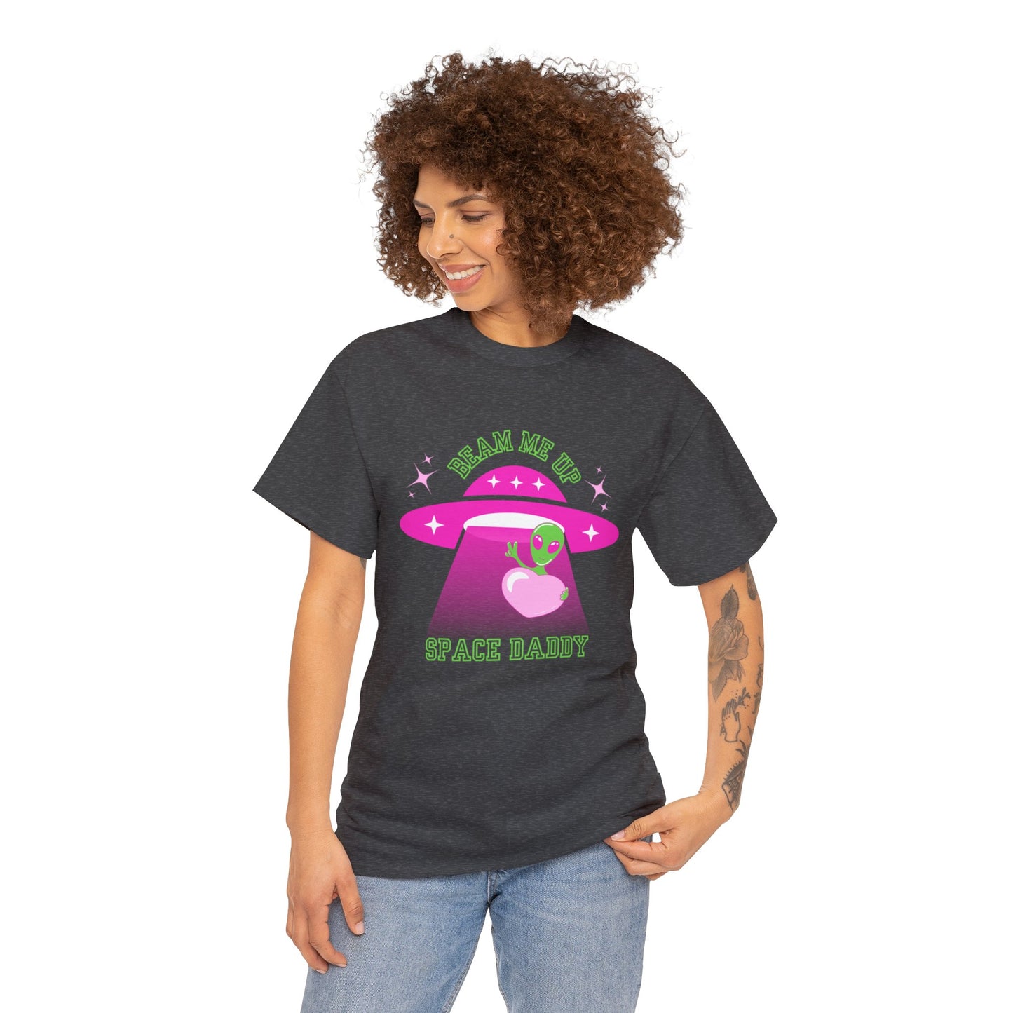 Space Daddy Unisex Heavy Cotton Tee