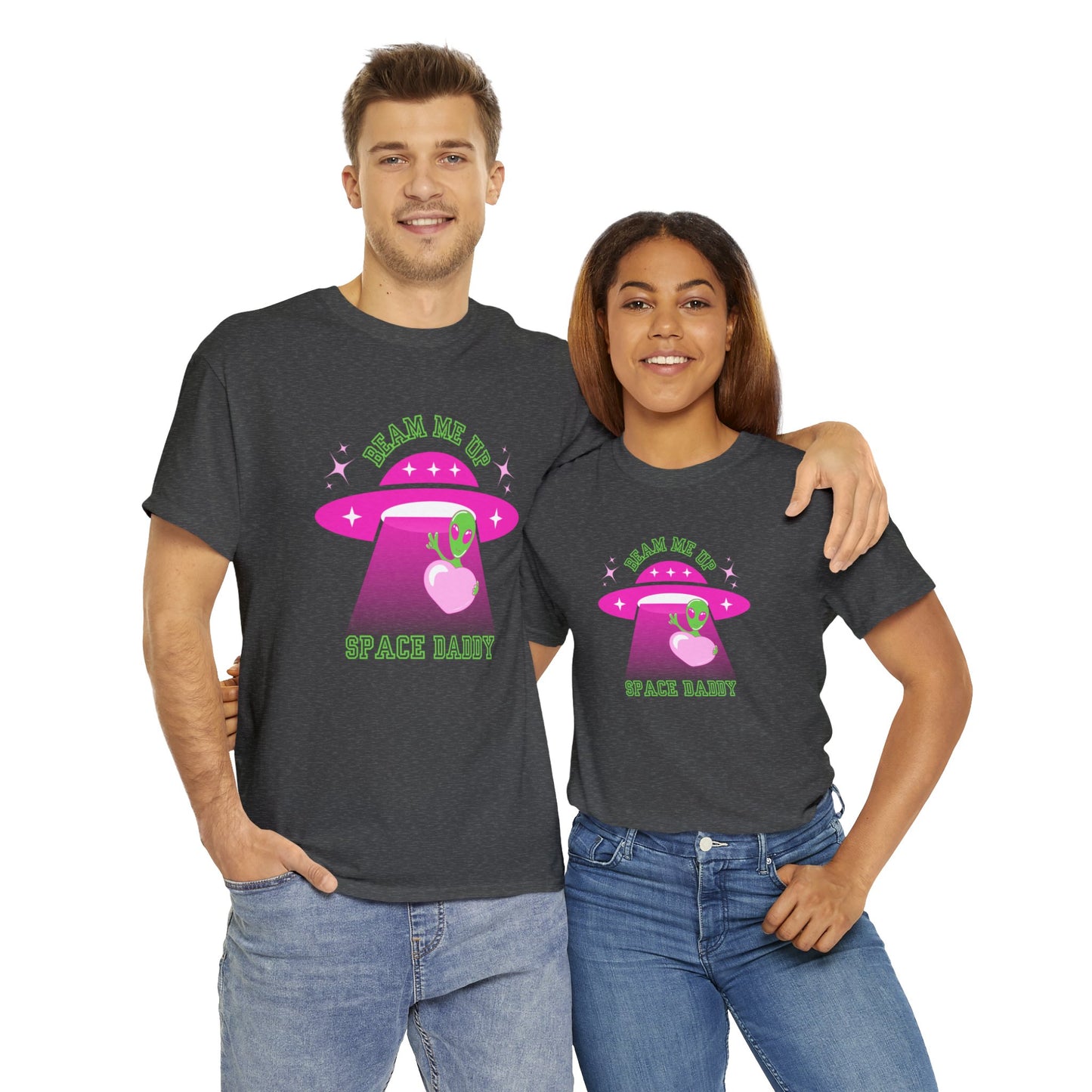 Space Daddy Unisex Heavy Cotton Tee