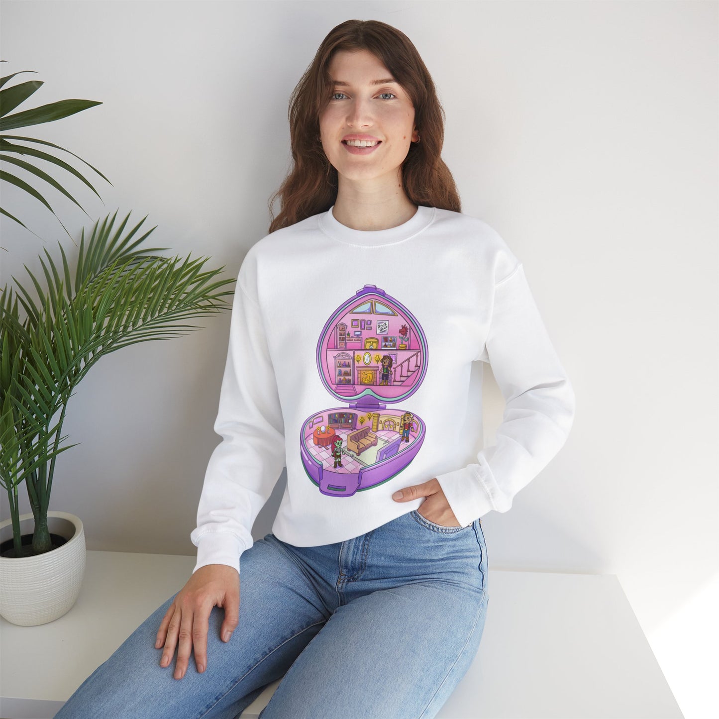 Monster Compact Unisex Heavy Blend™ Crewneck Sweatshirt