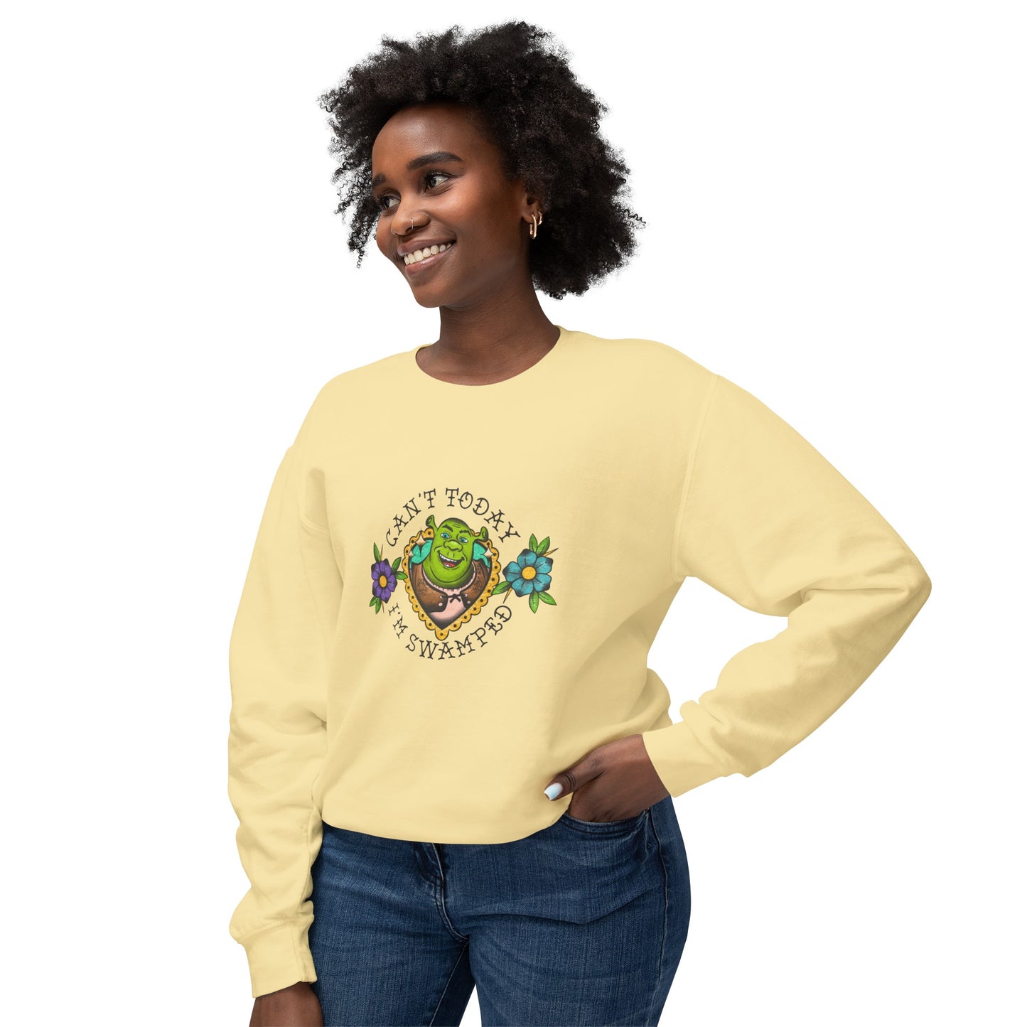 Tattoo Swamped Unisex Lightweight Comfort Colors Sweatshirt