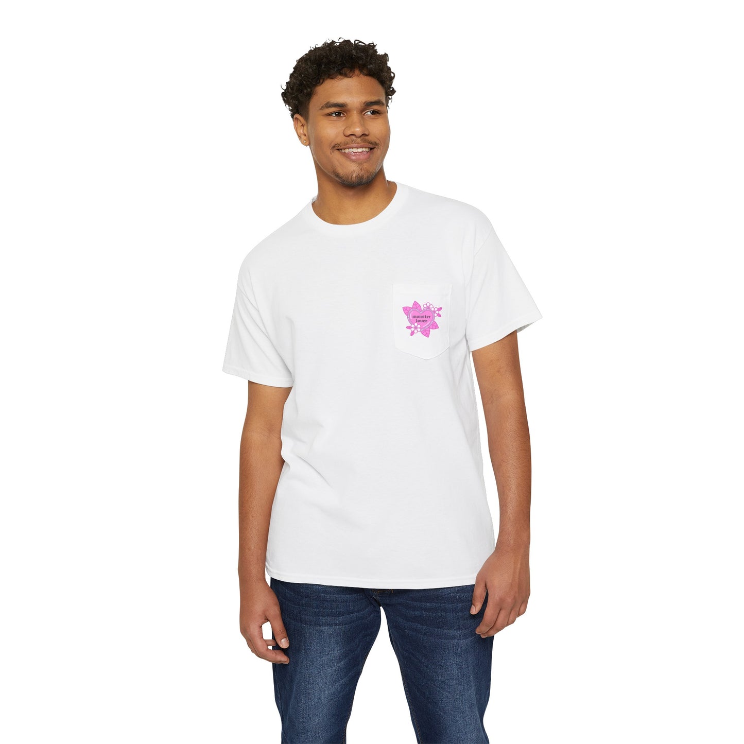 Tattoo Monster Hearts Unisex Heavy Cotton Pocket Tee