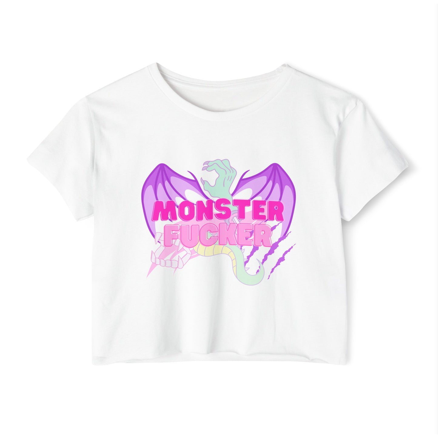 Monster Fucker Women's Festival Crop Top