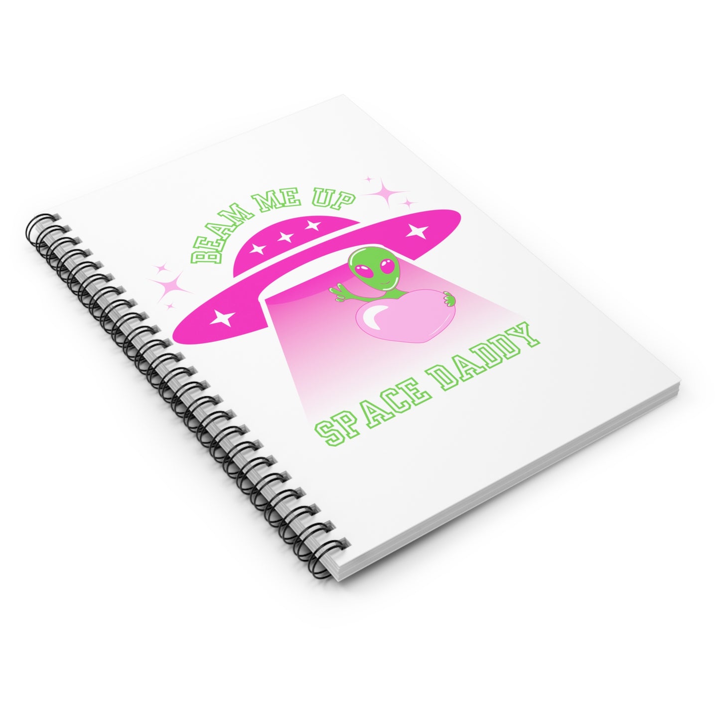 Space Daddy Spiral Notebook - Ruled Line