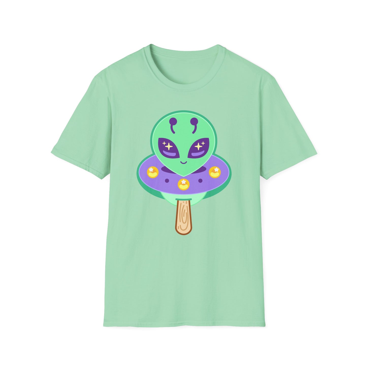 Monster Treat Alien Unisex Softstyle T-Shirt