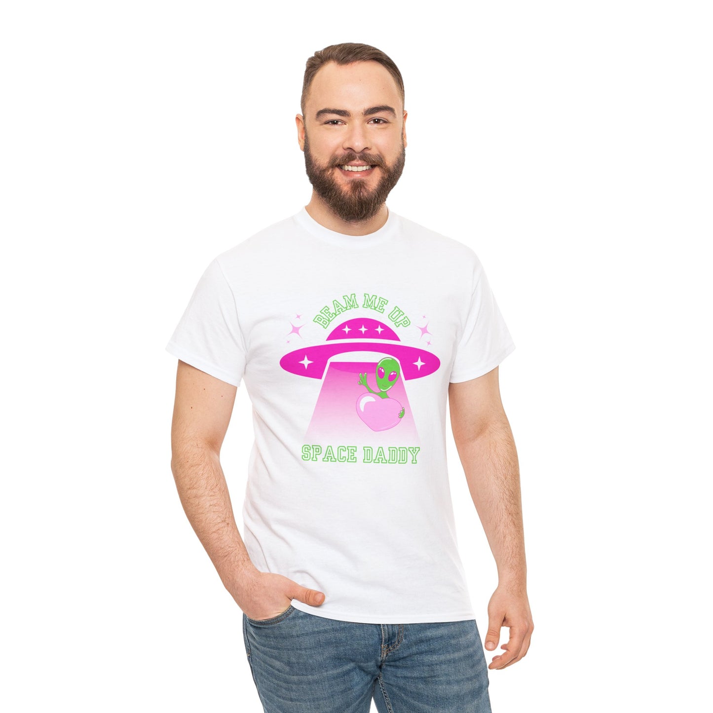 Space Daddy Unisex Heavy Cotton Tee